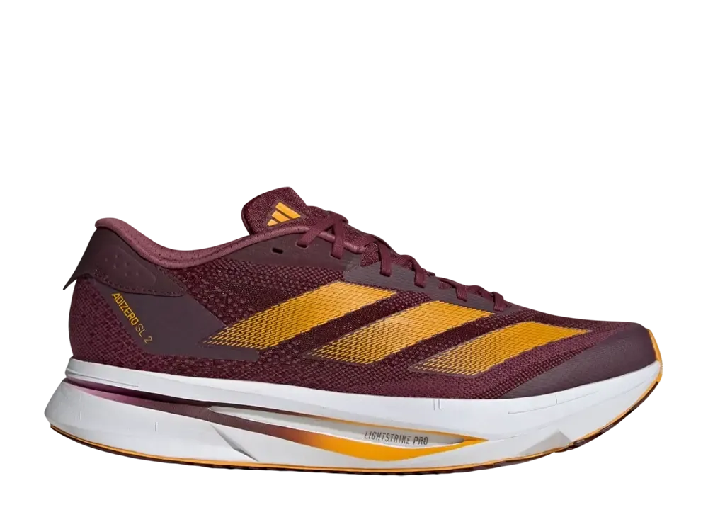 アディダス アディゼロ SL2 ランニング アリゾナ州立大学 "チームカレッジゴールド/チームマルーン/クラウドホワイト"