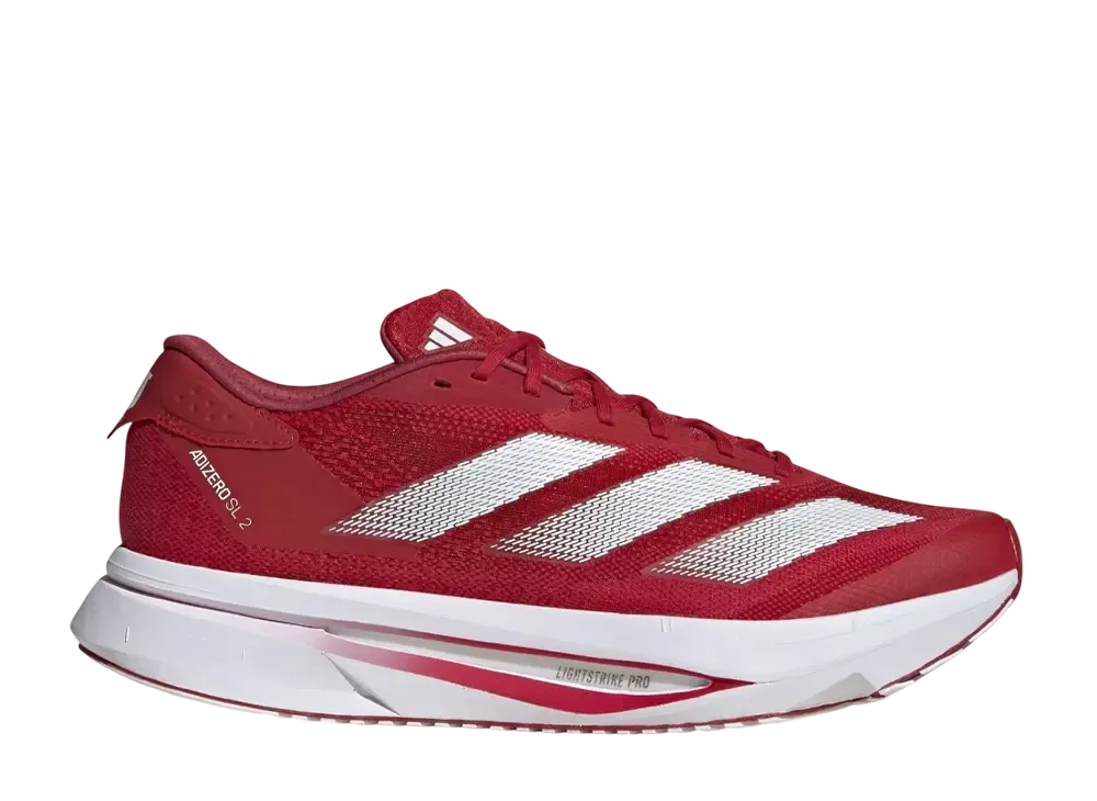 アディダス アディゼロ SL2 ランニング インディアナ大学 "チームビクトリーレッド/クラウドホワイト"