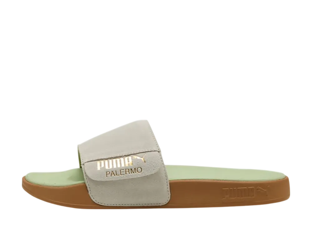 プーマ リードキャット2.0 パレルモ フォイル "ヴェイパーグレー/プーマゴールド/ガム/ピスタチオグリーン"