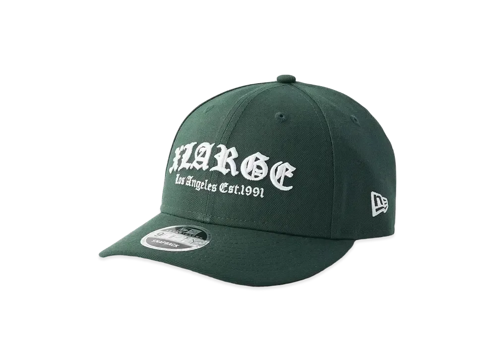 NEWERA x XLARGE OLD ENGLISH LOGO CAP "GREEN"
