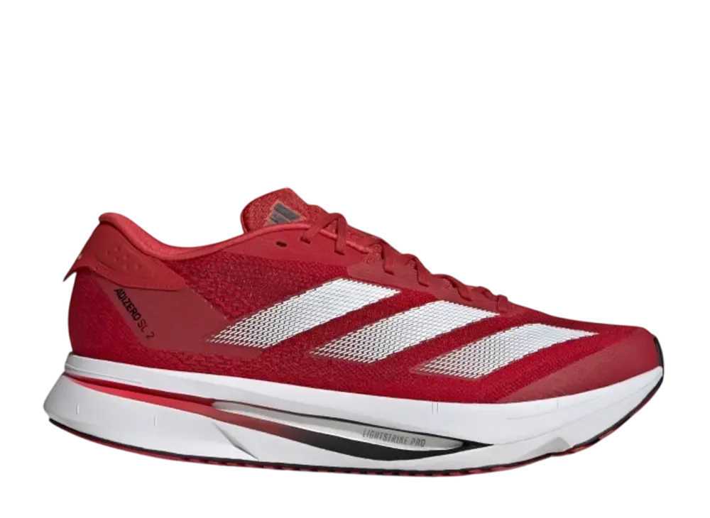 アディダス アディゼロ SL2 ランニング ネブラスカ大学 "チームパワーレッド/クラウドホワイト/コアブラック"