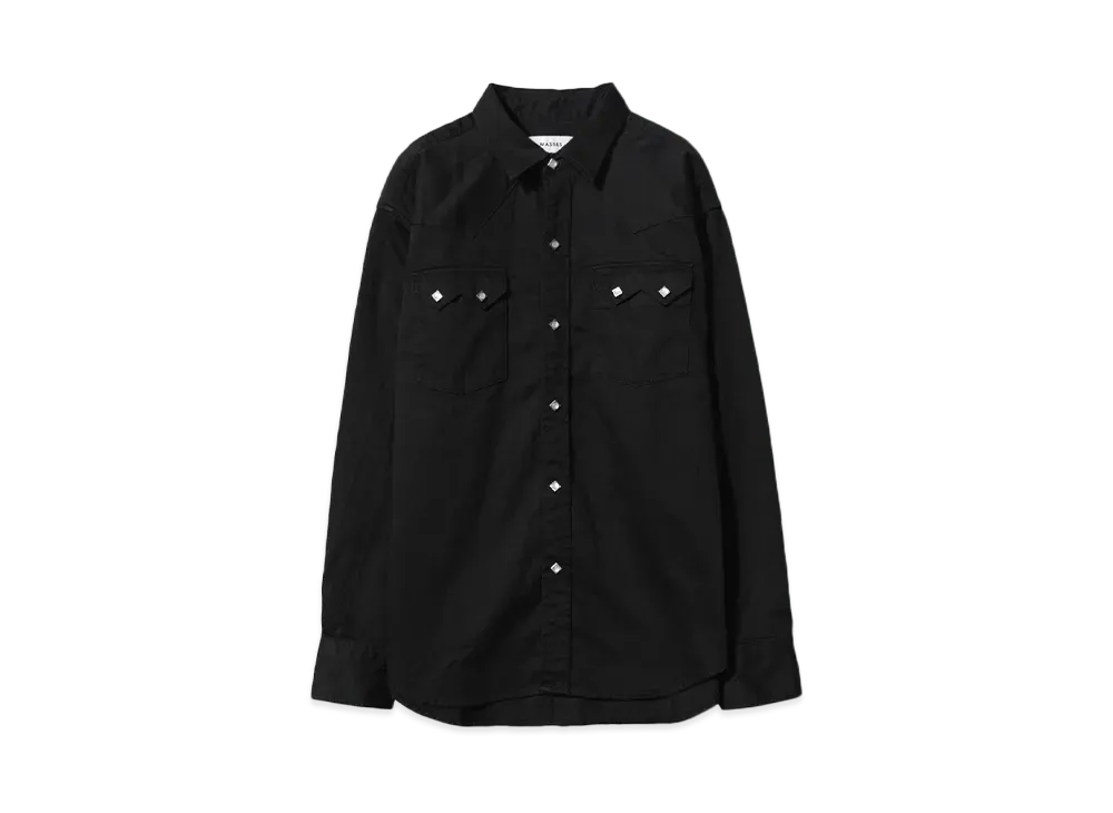 MASSES WESTERN SHIRT CS "BLACK"