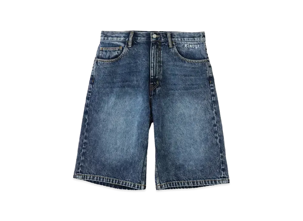 XLARGE OLD ENGLISH DENIM SHORTS "INDIGO"