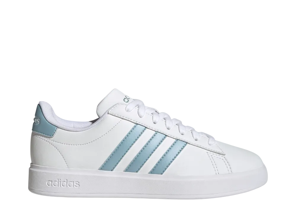 アディダス ウィメンズ グランドコート2.0 "クラウドホワイト/マジックグレーメット/マジックグレー"