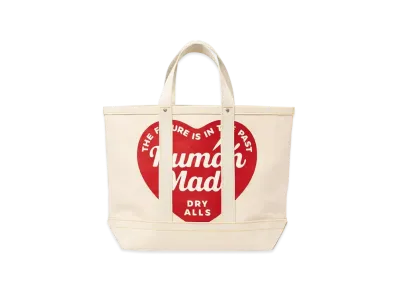 HUMAN MADE Canvas Tote Large "White"