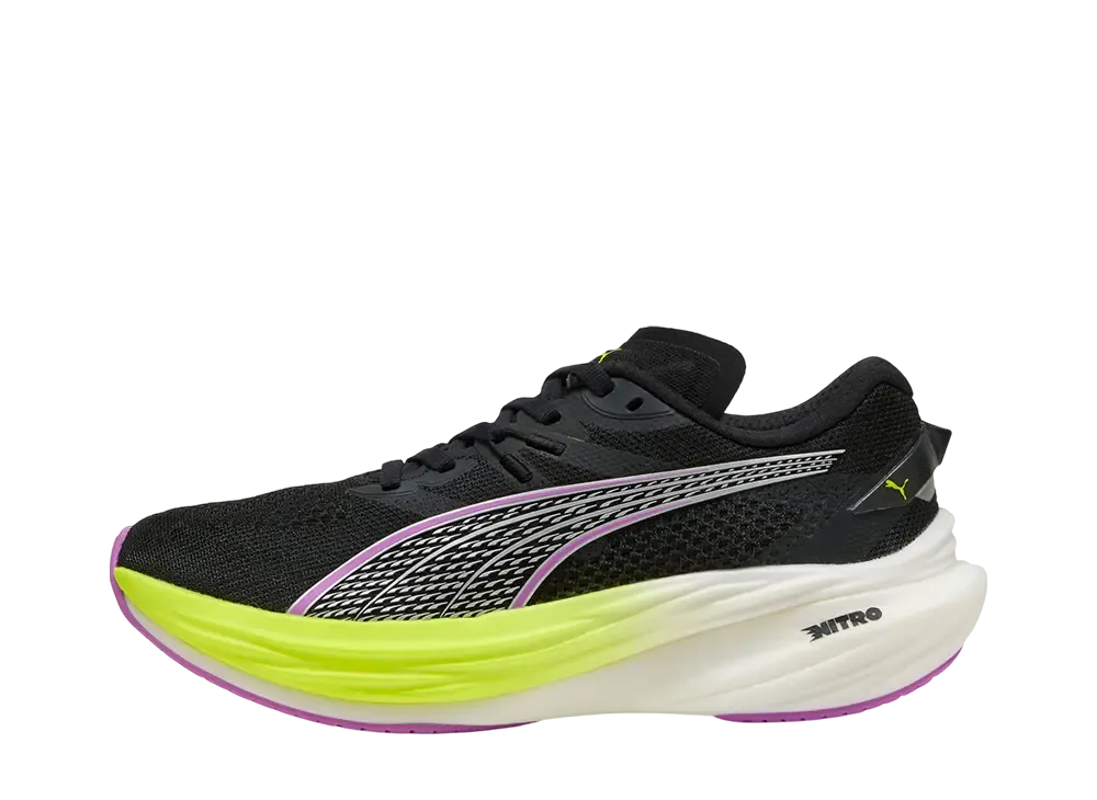 Puma Women's Deviate Nitro 3 "Puma Black/Yellow Alert/Pure Magenta"
