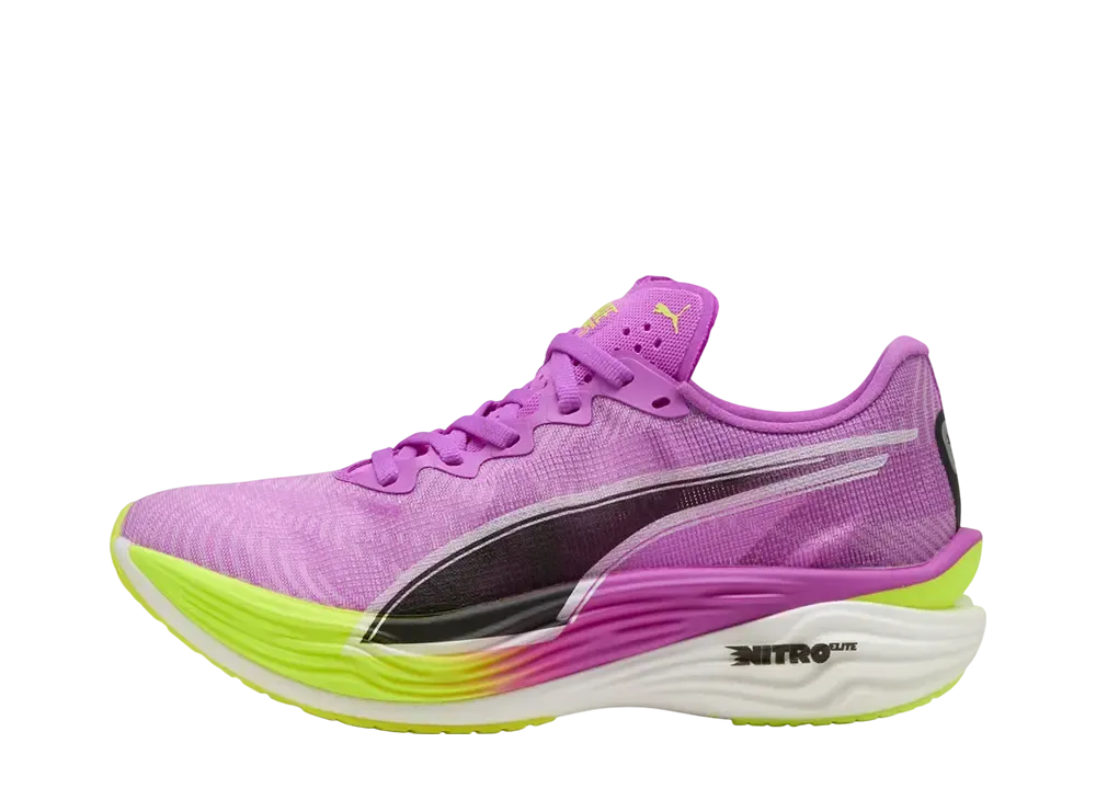 プーマ ウィメンズ ディヴィエイト ニトロ エリート3 "ピュアマゼンタ/イエローアラート"