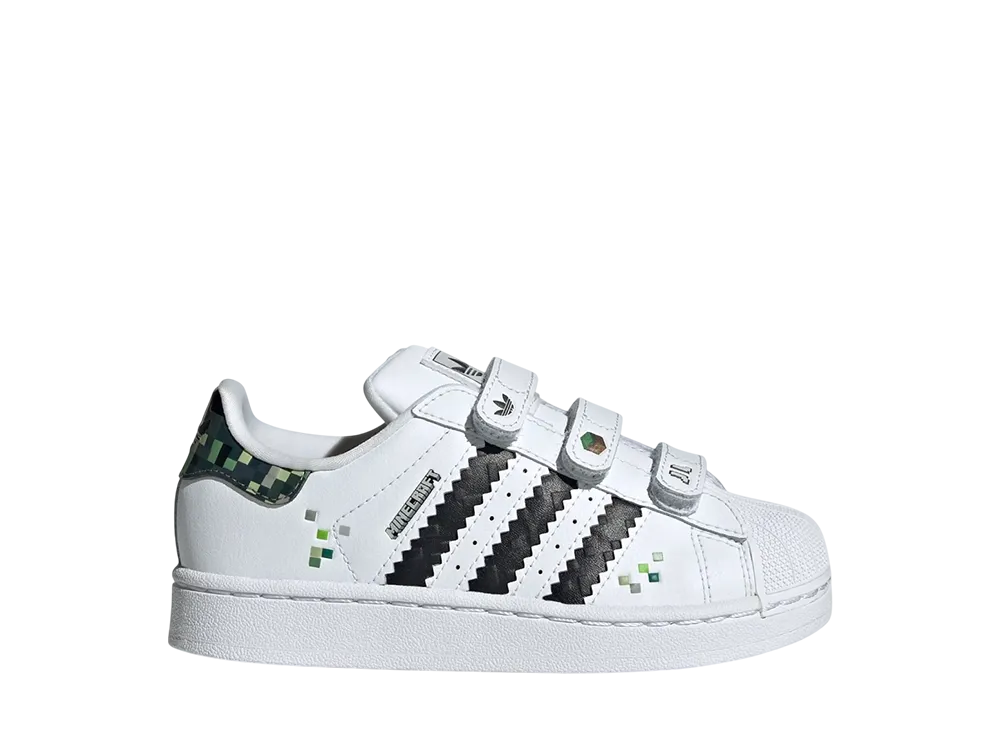 Minecraft × adidas PS Superstar "Creeper"