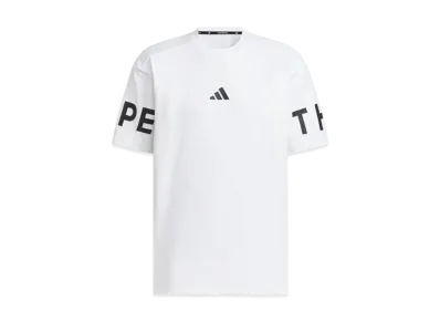 adidas Warding Pack Loose Fit Heavy Single Jersey Short Sleeve T-shirt "White"
