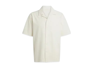 adidas Essentials Seersucker Short Sleeve Shirt "Wonder White"