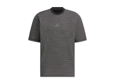 adidas City Escape Loose Fit Micro Border Heavyweight Short Sleeve T-Shirt "Black/White"