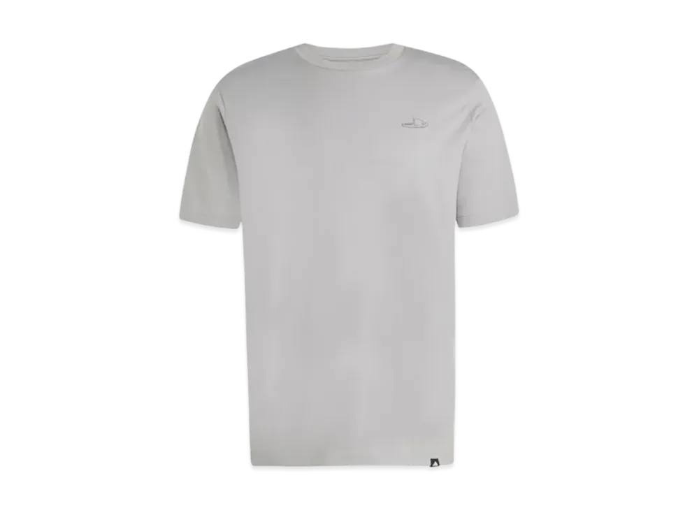 adidas Lounge Sandal Graphic Short Sleeve T-Shirt "Charcoal Solid Grey"