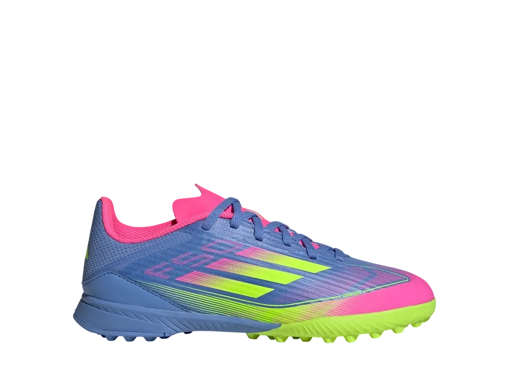 adidas GS F50 League TF "Blue Fusion/Lucid Lemon/Lucid Pink"