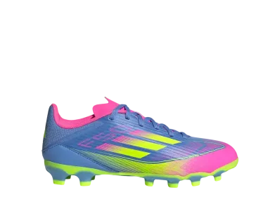 adidas GS F50 League HG/AG "Blue Fusion/Lucid Lemon/Lucid Pink"