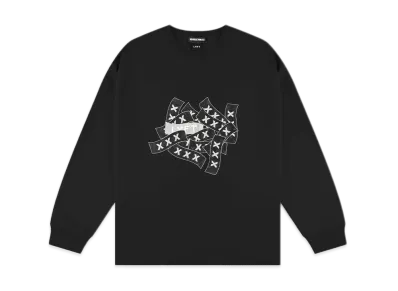 GOD SELECTION XXX x LYFT Limited Big Long Sleeve T-Shirts "Black"