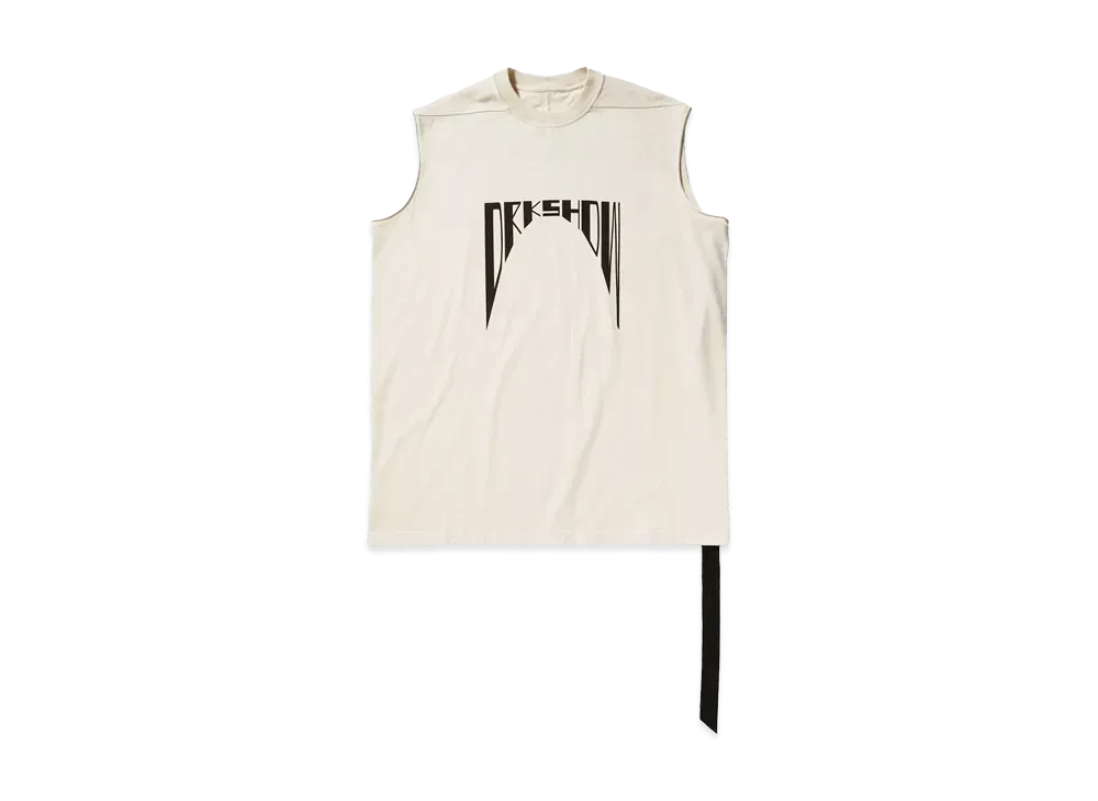 RICKOWENS DRKSHDW TARP T "NATURAL/BLACK"