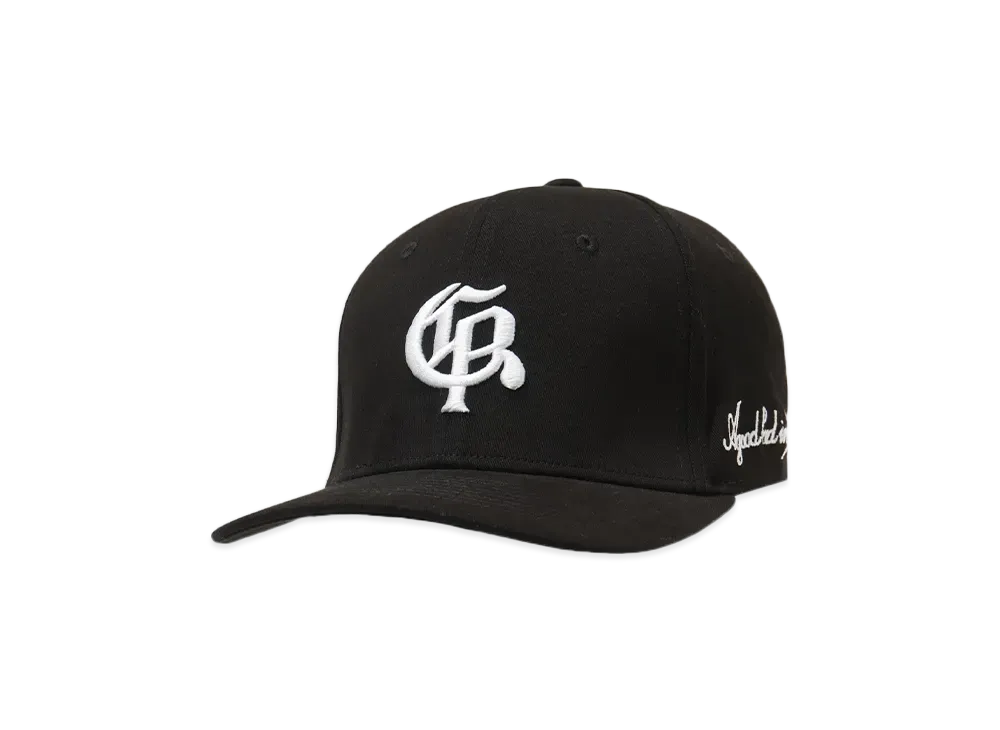 A GOOD BAD INFLUENCE GB LOGO BB FLAT CAP "BLACK WHITE"