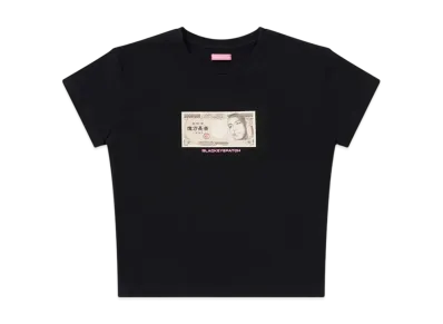 BlackEyePatch x Yuki Chiba "Billionaire" Baby Tee "Black"
