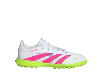adidas GS Predator League TF "Cloud White/Lucid Pink/Lucid Lemon"