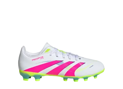 adidas GS Predator League HG/AG "Cloud White/Lucid Pink/Lucid Lemon"