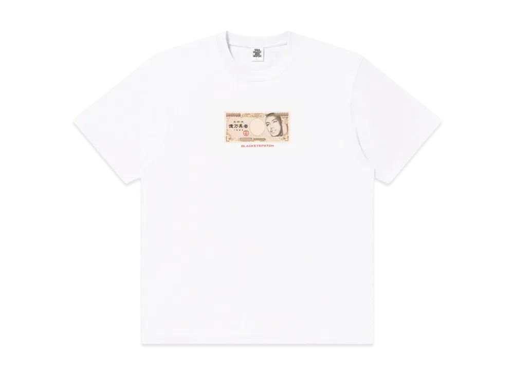 BlackEyePatch x Yuki Chiba "Billionaire" Tee "White"