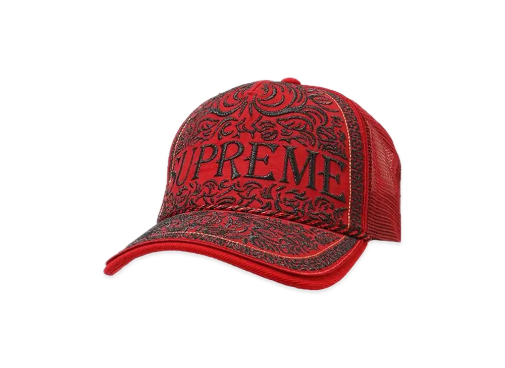 Supreme Vaquero Mesh Back 5-Panel "Red"