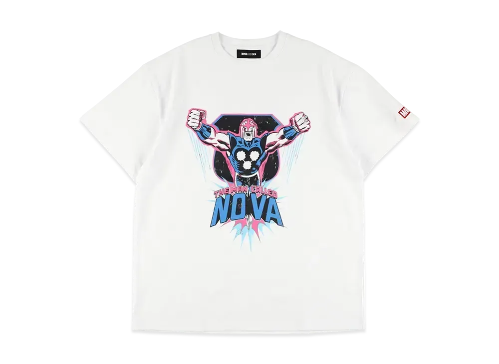 WIND AND SEA  x MARVEL Nova / SS Tee "White"