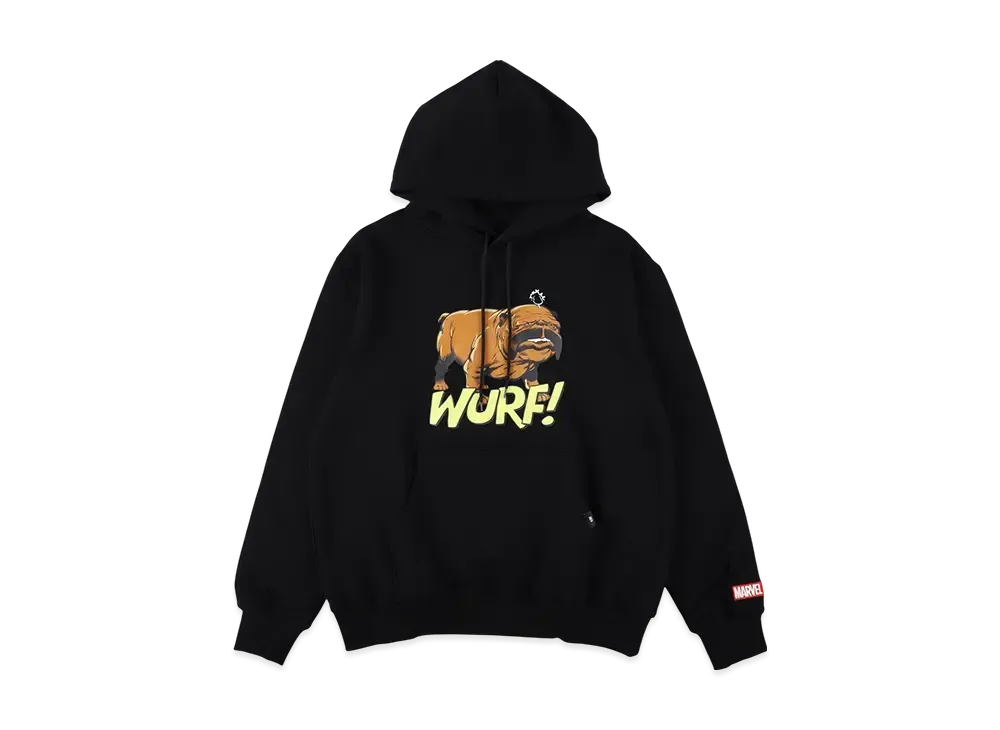 WIND AND SEA  x MARVEL Lockjaw / Hooded Sweatshirt "Black"