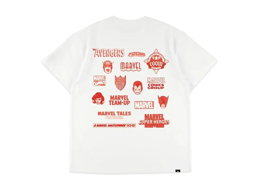 WIND AND SEA  x MARVEL All Stars Logo / SS Tee "White"