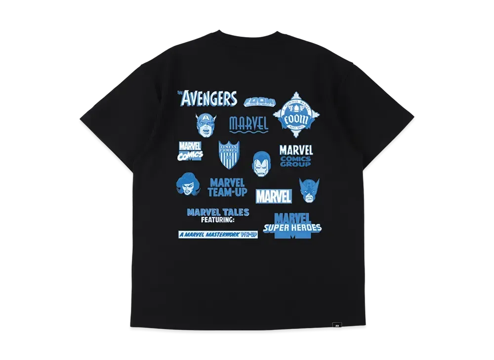 WIND AND SEA  x MARVEL All Stars Logo / SS Tee "Black"