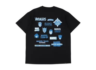 WIND AND SEA x MARVEL All Stars Logo / SS Tee "Black"