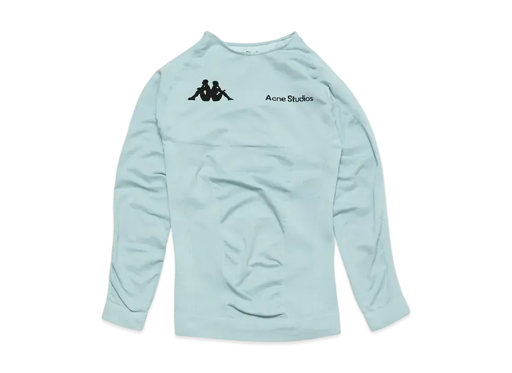 Acne Studios x Kappa Logo T-Shirt "Dusty Blue"
