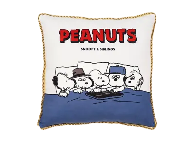 BANDAI "Ichiban Kuji" -PEANUTS ~SNOOPY & SIBLINGS~- B Prize SNOOPY & SIBLINGS Cushion