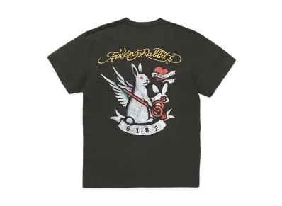 FR2 Rabbits Tattoo Garment Dye T-Shirt "Black"