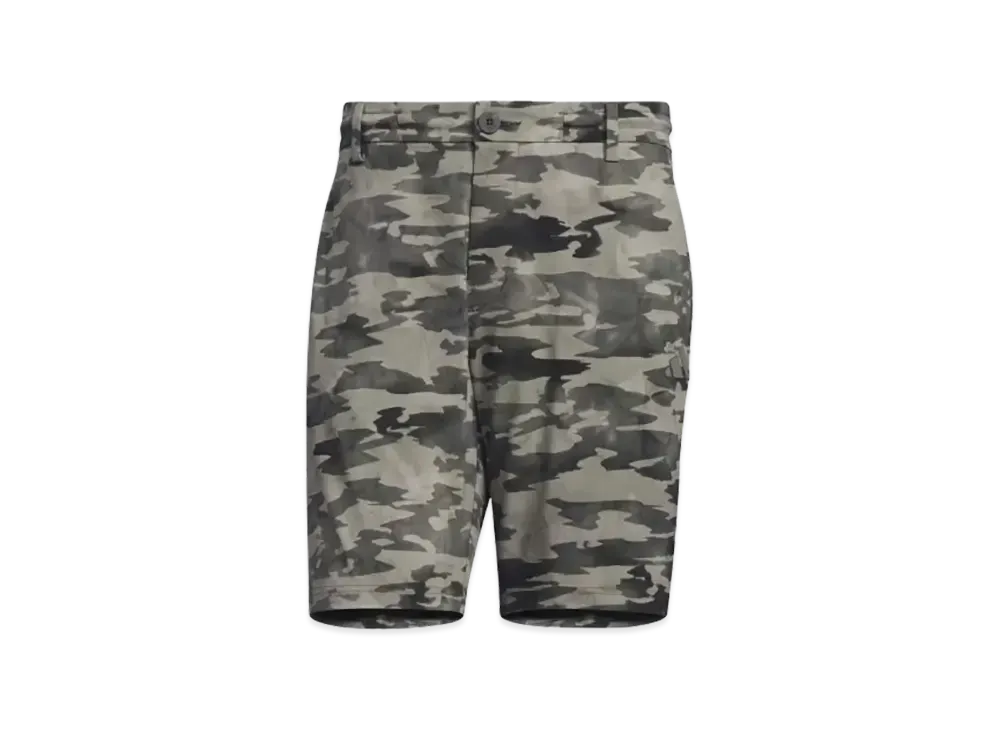 adidas All-Over Print Golf Shorts "Olive Strata"