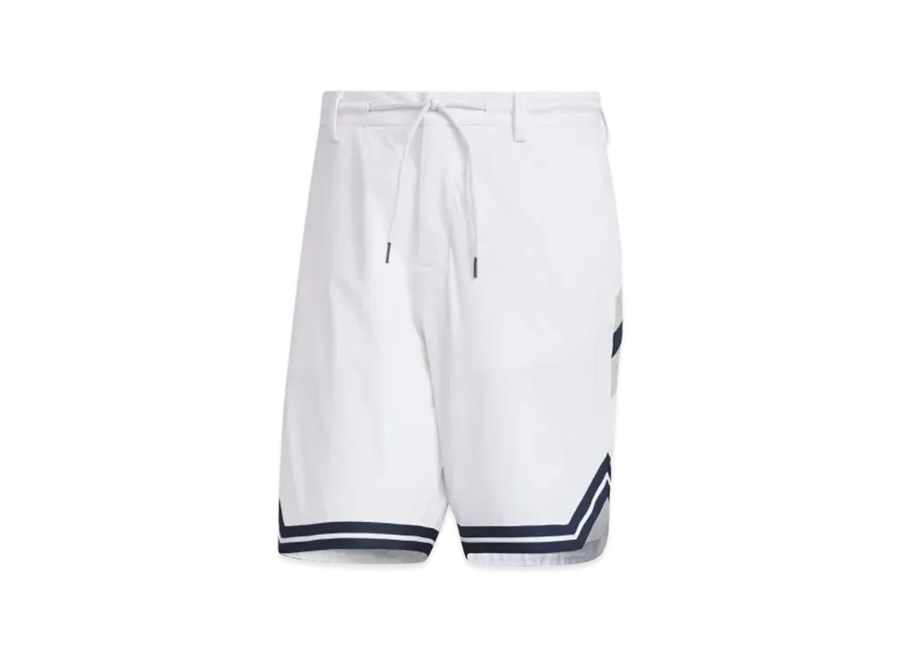 adidas Lightweight Stretch Shorts "White"