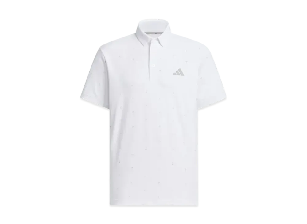 adidas PG Monogram Short Sleeve Polo Shirt "White"