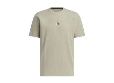 adidas Premium Active Regular Fit Double Knit Short Sleeve T-Shirt "Putty Beige"