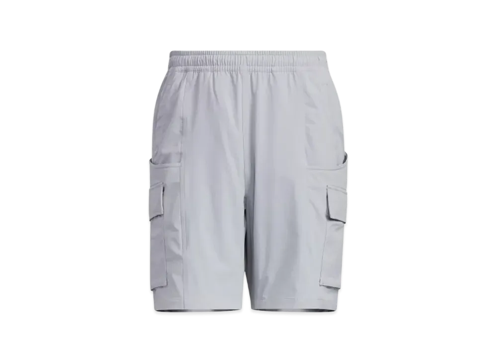 adidas City Escape Loose Fit Stretch Woven Cargo Shorts "Halo Silver"