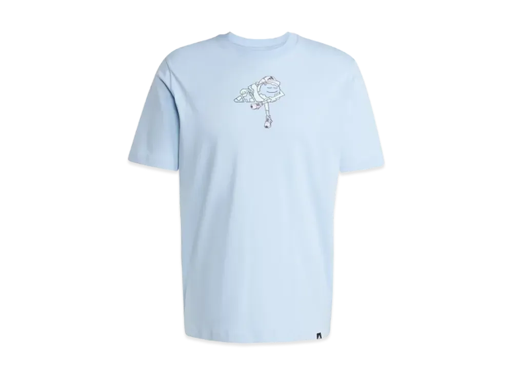 adidas Earth Day Graphic Short Sleeve T-shirt "Glow Blue"