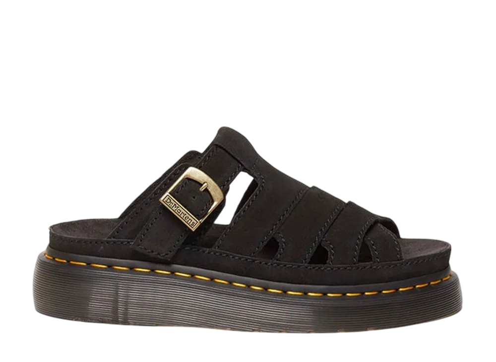ドクターマーチン Maxxy スライド サンダル "ブラック"