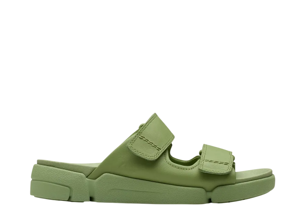 Clarks Women's Trigenic 2 Sun "Green Leather"