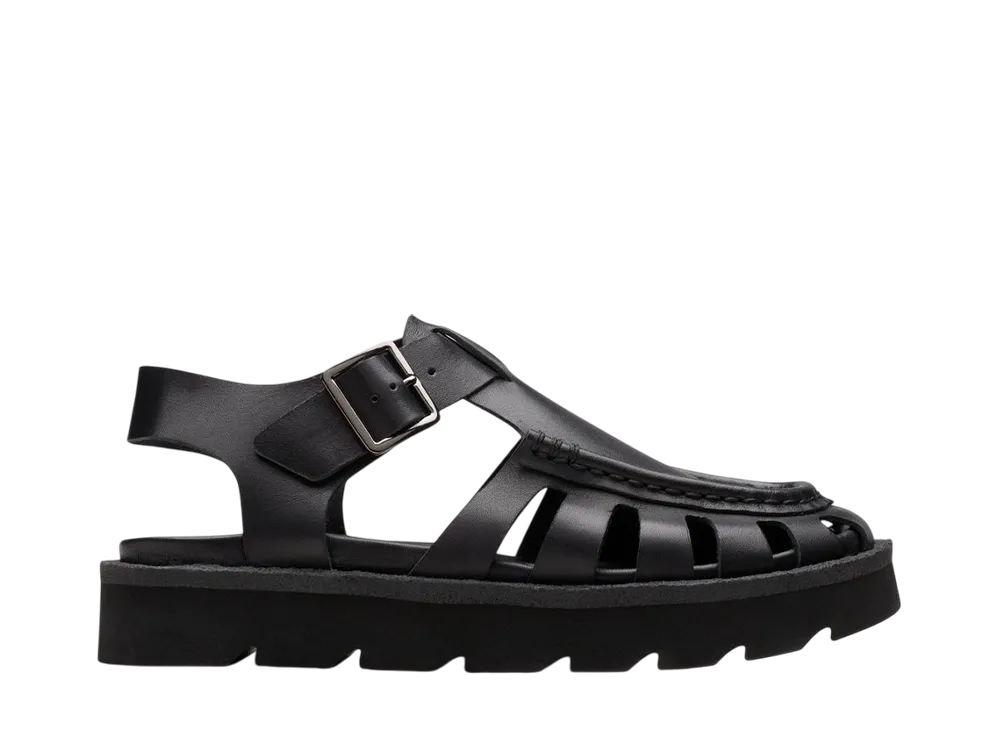 Clarks Women's Meare Buckle "Black Leather"