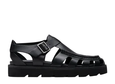 Clarks Meare Buckle "Black Leather"