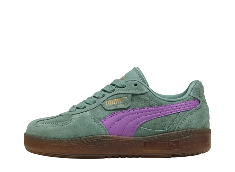 プーマ ウィメンズ パレルモ モーダ エクストラ ガム "グリーンムーン/ワイルドベリー"