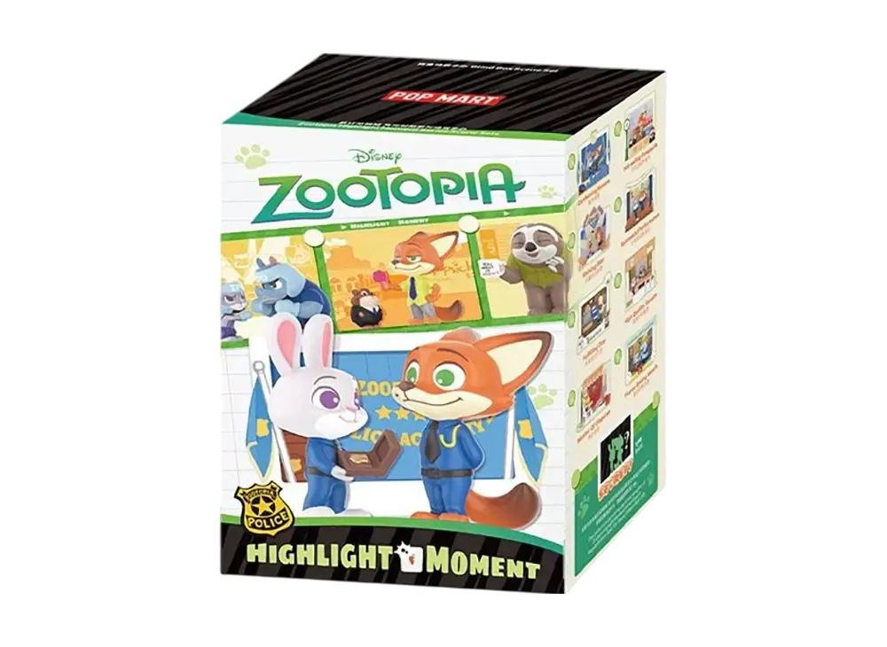 POP MART DISNEY ZOOTOPIA Highlight Moment Series Scene Set [Piece]