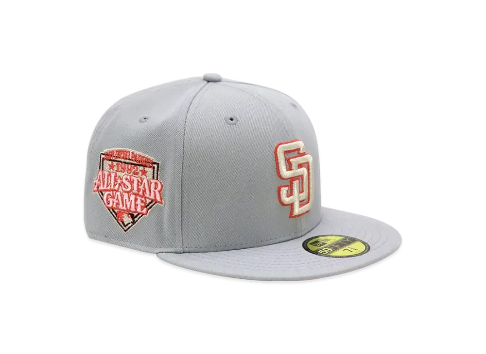 NEW ERA x THE CAP 'High Blossom' 59Fifty San Diego Padres "Gray"