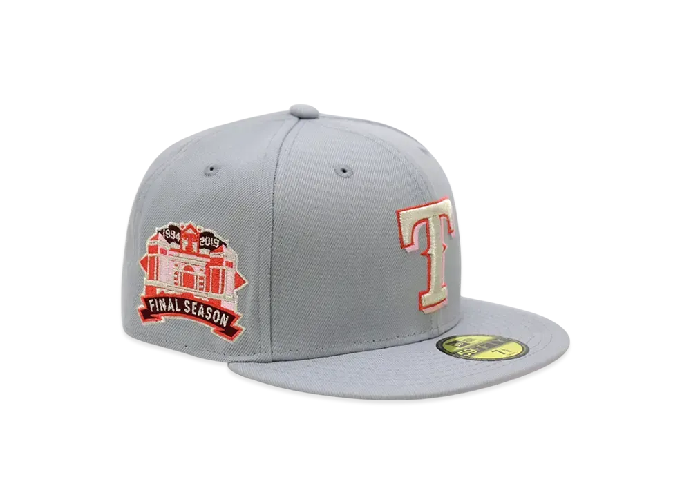 NEW ERA x THE CAP 'High Blossom' 59Fifty Texas Rangers "Gray"