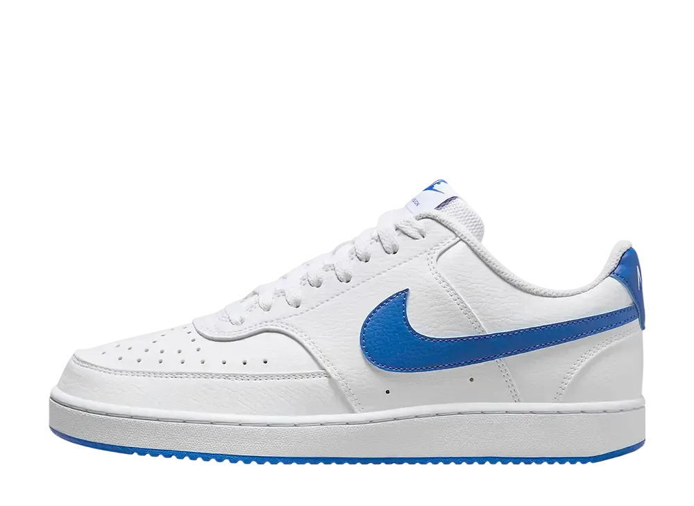 ナイキ コートビジョン ロー "ホワイト/ホワイト/ロイヤルブルー"