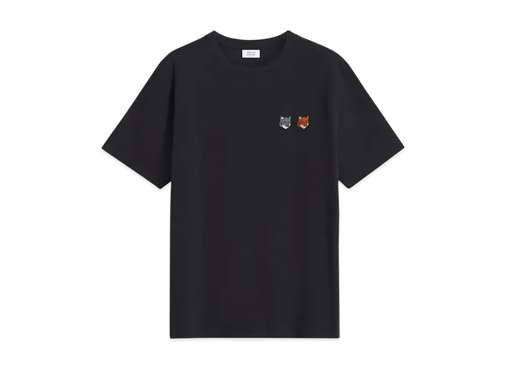 Maison Kitsune Double Bold Foxhead Comfort T-Shirt "Anthracite"